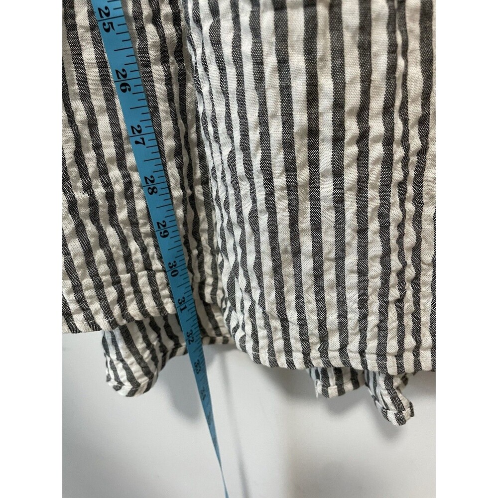 Jane and Delancey Blouse Top 2X BlueWhite Stripe Preppy Beachy Summer Cruise NWT - Picture 6 of 8